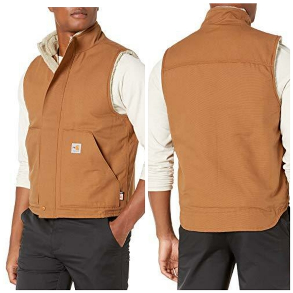 Carhartt Other - Carhartt Flame Resistant Mock Neck Sherpa Lined Vest